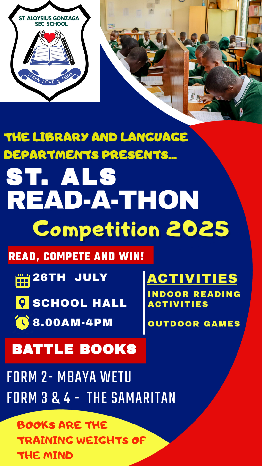 St. Als Read-a-thon Competition